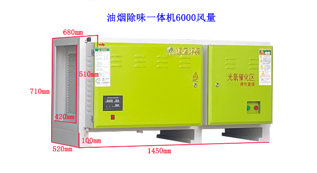 6000風(fēng)量油煙凈化器一體機