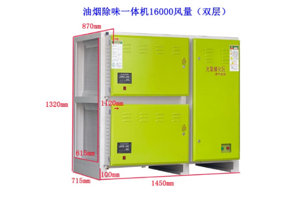 16000風量油煙凈化器一體機（雙層）